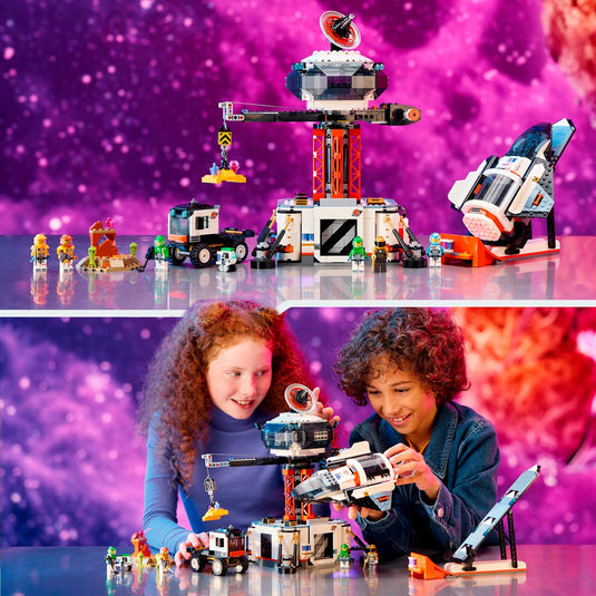 Lego city - ruimtebasis en raketlanceringsplatform constructiespeelgoed (60434)
