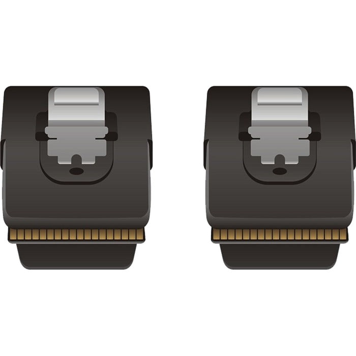 Afbeelding laden in galerijviewer, Delock mini sas sff-8087 > mini sas sff-8087 kabel (rood zwart, 0,5 meter)
