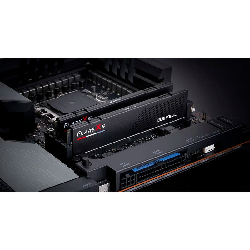 Afbeelding laden in galerijviewer, G.skill flare x5 32 gb ddr5-6000 (2x 16 gb) werkgeheugen (zwart, f5-6000j3038f16gx2-fx5, expo)
