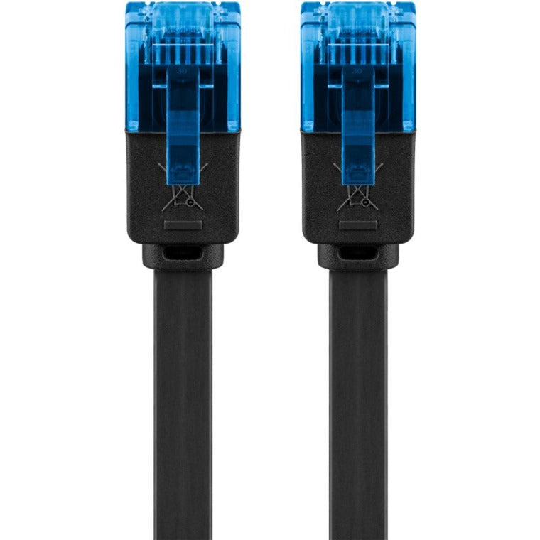 Afbeelding laden in galerijviewer, Goobay cat 6a u utp platte kabel (zwart, 20 meter)
