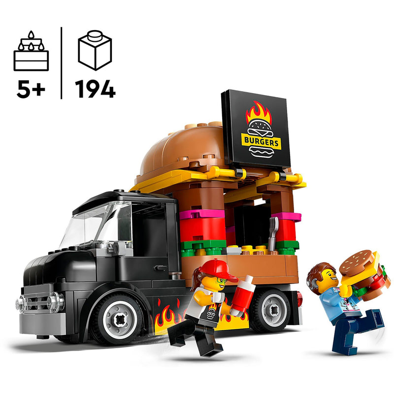 Afbeelding laden in galerijviewer, Lego city hamburgertruck - 60404
