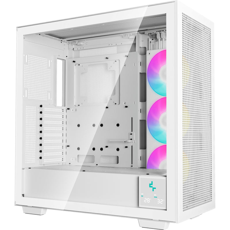 Afbeelding laden in galerijviewer, Deepcool morpheus midi tower behuizing (wit | 4x usb-a | 1x usb-c | rgb | tempered glass)
