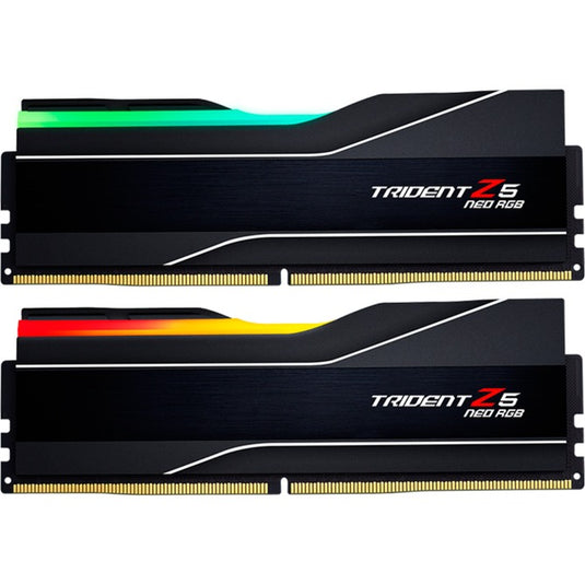G.skill trident z neo rgb 32 gb ddr5-6000 (2x 16 gb) werkgeheugen (zwart, f5-6000j3636f16gx2-tz5nr, expo)