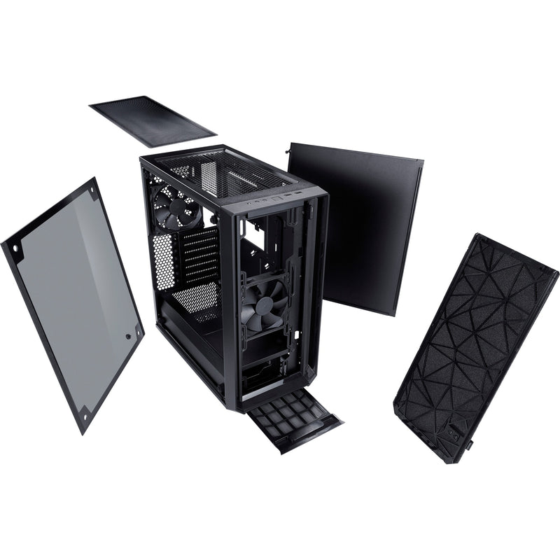 Afbeelding laden in galerijviewer, Fractal design meshify c midi tower behuizing (zwart | 2x usb-a | tempered glass)
