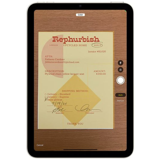 Apple ipad air (mm9p3nf a) refurbished 10.9 tablet (wit | 256 gb | apple m1 | ipados 15 | wi-fi 6)