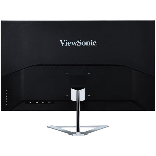 Viewsonic vx3276-mhd-3 31.5 monitor (zwart (mat) zilver, 1x hdmi, 1x displayport, vga, audio)