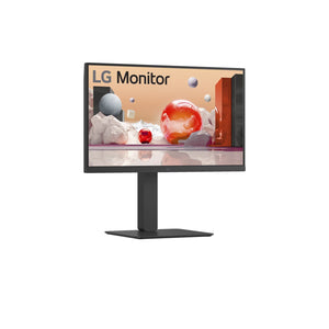 Lg 24ba850 23.8 monitor (zwart, 1x displayport, 1x hdmi, 1x usb-c, 4x usb-a, 1x rj-45, webcam)
