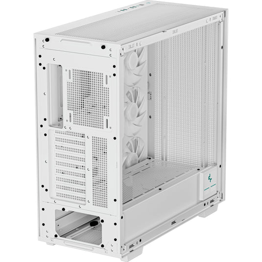 Deepcool morpheus midi tower behuizing (wit | 4x usb-a | 1x usb-c | rgb | tempered glass)