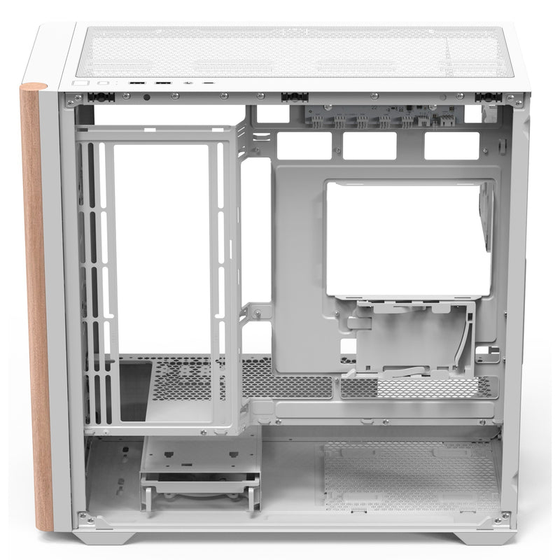 Afbeelding laden in galerijviewer, Aerocool b301a mini tower behuizing (wit | 1x usb-a | 1x usb-c | rgb)

