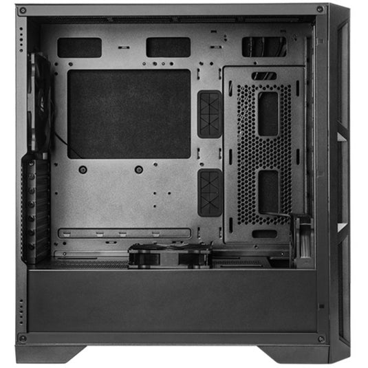 Chieftec apex q midi tower behuizing (zwart | 2x usb-a | 1x usb-c)