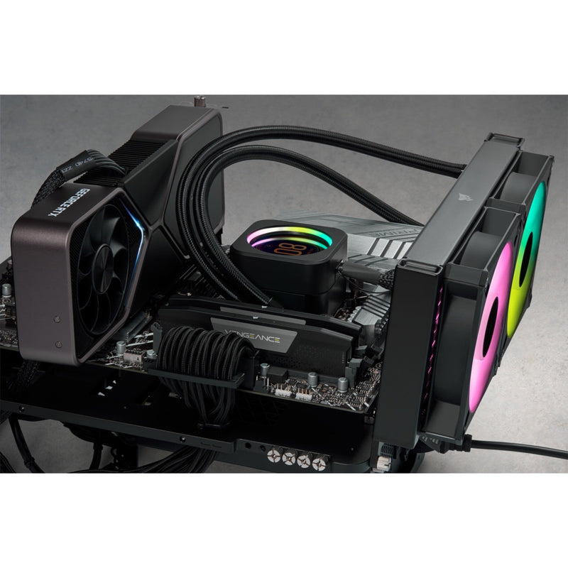 Afbeelding laden in galerijviewer, Corsair vengeance 32 gb ddr5-4800 (2x 16 gb) werkgeheugen (zwart, cmk32gx5m2a4800c40, xmp 3.0)
