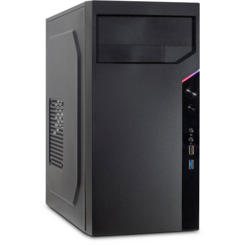 Afbeelding laden in galerijviewer, Inter-tech it-6505 reto mini tower behuizing (zwart | 2x usb-a)
