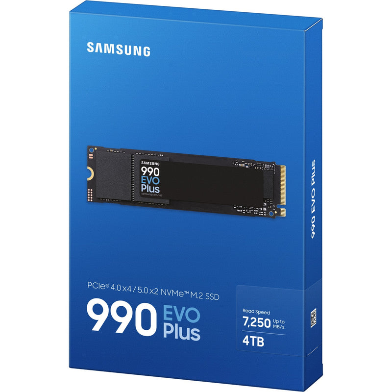 Afbeelding laden in galerijviewer, Samsung 990 evo plus 4 tb ssd (mz-v9s4t0bw, pcie 4.0 x4 5.0 x2, nvme 2.0, m.2 2280)
