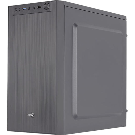 Aerocool cs-108 mini tower behuizing (zwart | 2x usb-a)