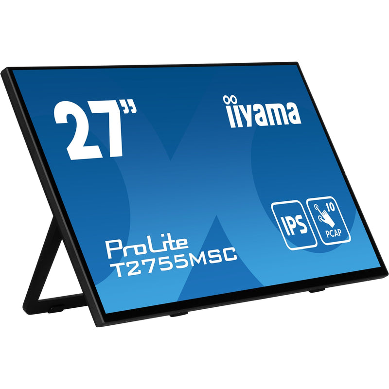 Afbeelding laden in galerijviewer, Iiyama prolite t2755msc-b1 27 touchscreen monitor (zwart, hdmi, displayport, 2x usb-a)
