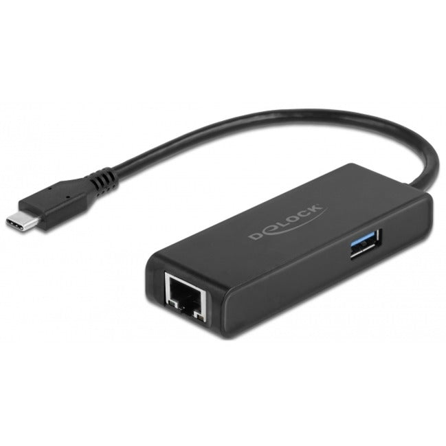 Afbeelding laden in galerijviewer, Delock usb-c adapter naar 2,5 gigabit lan met usb-a female (zwart)
