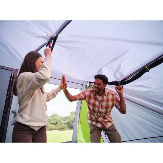 Coleman fastpitch victoria falls 4 blackout tent – 4 persoons tent - snel opzetten dankzij fastpitch – blackout bedroom technology - groen