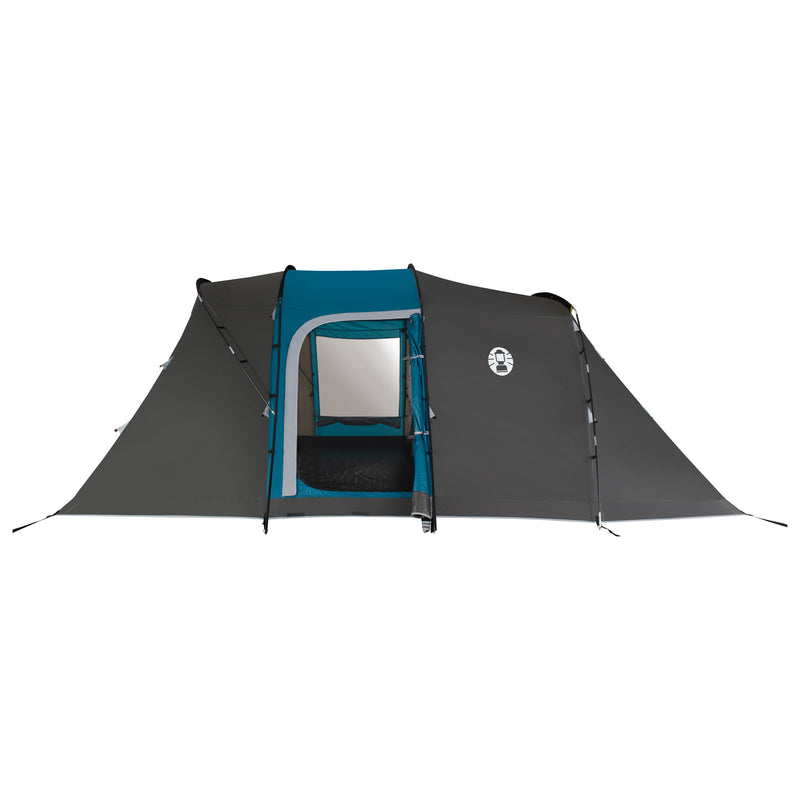 Afbeelding laden in galerijviewer, Coleman vespucci 6 tent - 6 persoons tunneltent – uv guard spf50 zonbescherming – ventilatie – geïntegreerd grondzeil - grijs blauw
