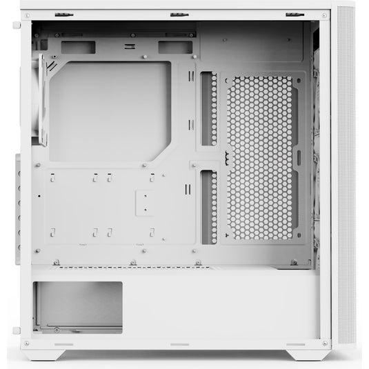 Aerocool b301a mini tower behuizing (wit | 1x usb-a | 1x usb-c | rgb)