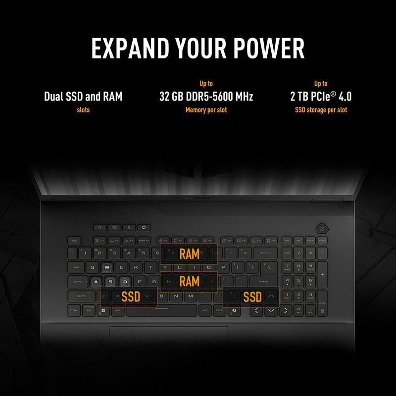 Afbeelding laden in galerijviewer, Asus tuf gaming a18 fa808up-s8011w 18 gaming laptop (zwart grijs | r7 260 | rtx 5070 | 16 gb | 1 tb ssd)

