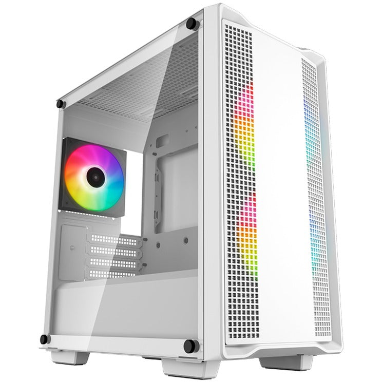 Afbeelding laden in galerijviewer, Deepcool cc360 argb midi tower behuizing (wit | 2x usb-a | rgb | tempered glass)
