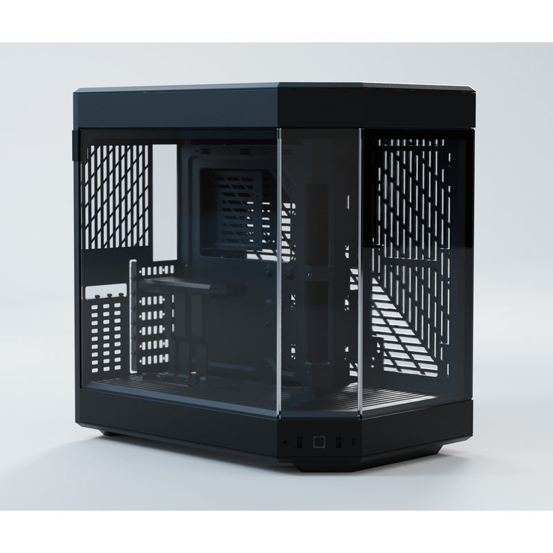 Afbeelding laden in galerijviewer, Hyte y60 midi tower behuizing (zwart | 3x usb-a | tempered glass)
