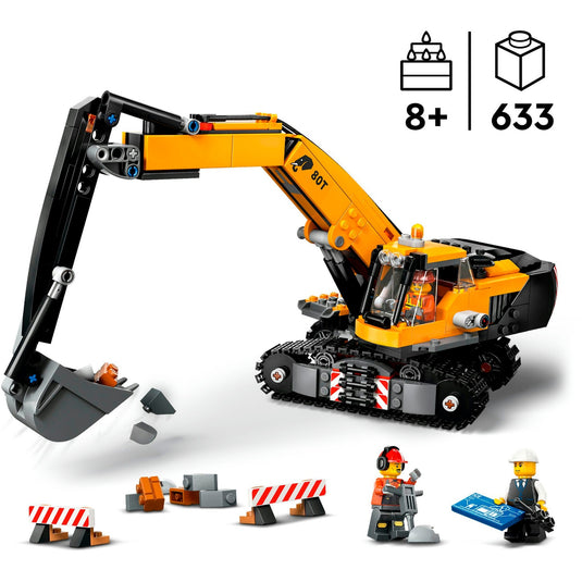 Lego city - gele graafmachine constructiespeelgoed (60420)