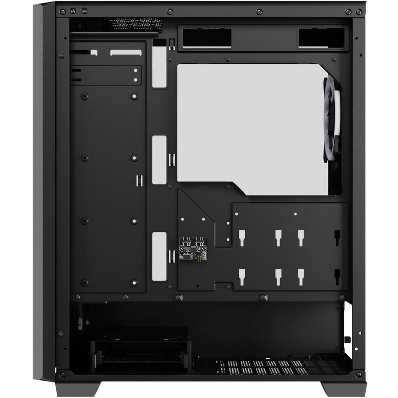 Afbeelding laden in galerijviewer, Sharkoon vs9 rgb black midi tower behuizing (zwart | 2x usb-a | 1x usb-c | rgb | tempered glass)
