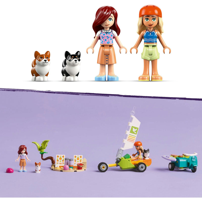 Afbeelding laden in galerijviewer, Lego friends - surf- en scooterplezier met de honden constructiespeelgoed (42641)
