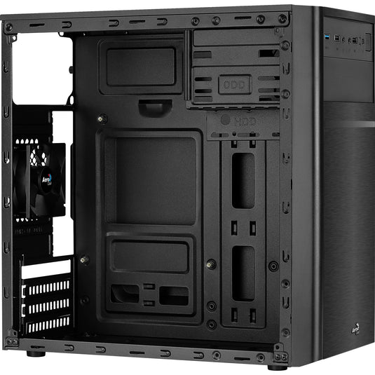Aerocool cs-103 mini tower behuizing (zwart | 3x usb-a)
