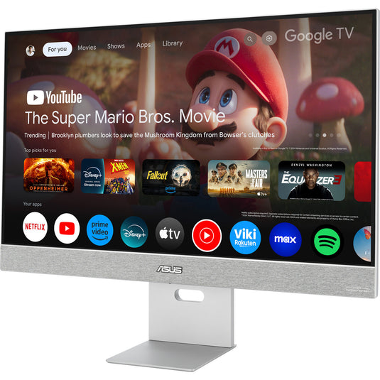 Asus zenscreen smart monitor ms32uc 31.5 4k uhd (grijs, hdmi, displayport, 2x usb-a, usb-c, wifi)