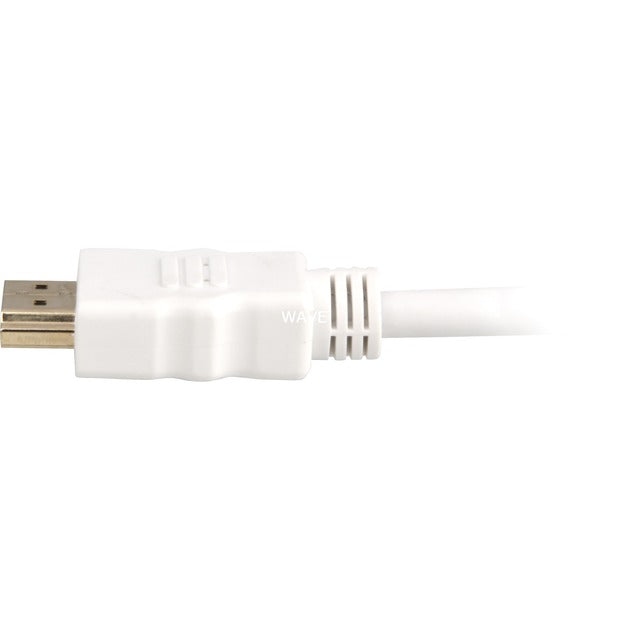 Afbeelding laden in galerijviewer, Sharkoon high speed hdmi kabel met ethernet (wit, 2 meter, 4k, verguld)
