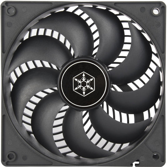 Silverstone air penetrator 120i case fan (zwart, 120 x 120 x 25 mm)