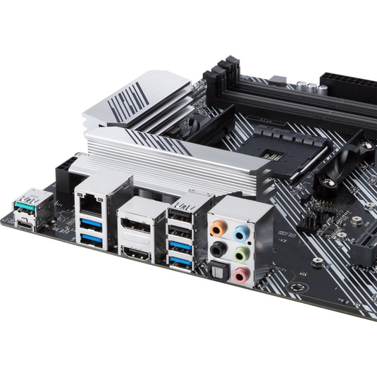Asus prime b550-plus socket am4 moederbord (zwart zilver, raid, gb-lan, sound, atx)