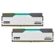 Klevv 32 gb ddr5-6200 (2x 16 gb) kit werkgeheugen (wit zwart, kd5agua80-62b320p, cras v rgb rog, xmp 3.0, expo)