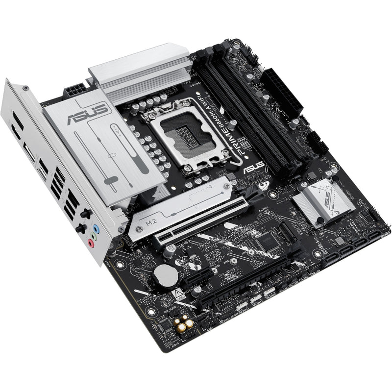 Afbeelding laden in galerijviewer, Asus prime b860m-a wifi socket 1851 moederbord (raid, 2.5 gb-lan, wi-fi 6e, bt, sound, µatx)
