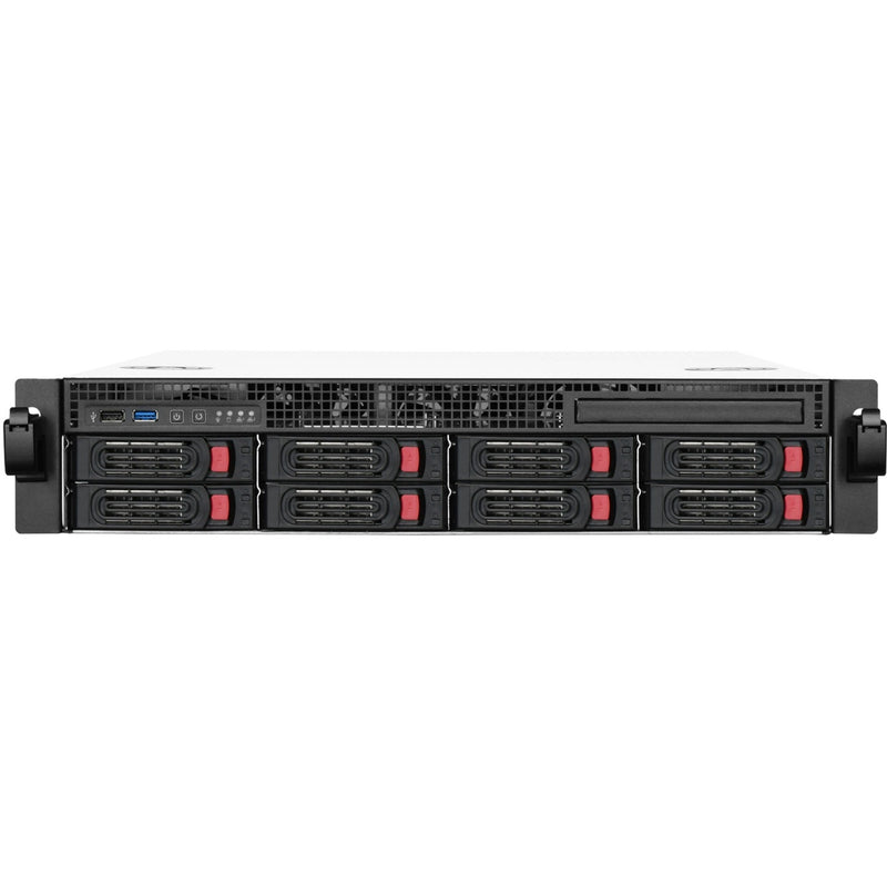 Afbeelding laden in galerijviewer, Silverstone rm21-308 rack behuizing (zwart | 1x usb-a 2.0 | 1x usb-a 3.2 (5 gbit s))
