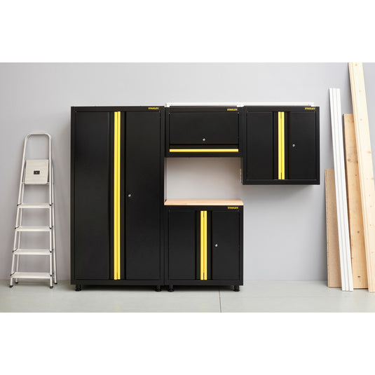 Stanley wandkast 1 deur rta gereedschapkast (zwart geel)