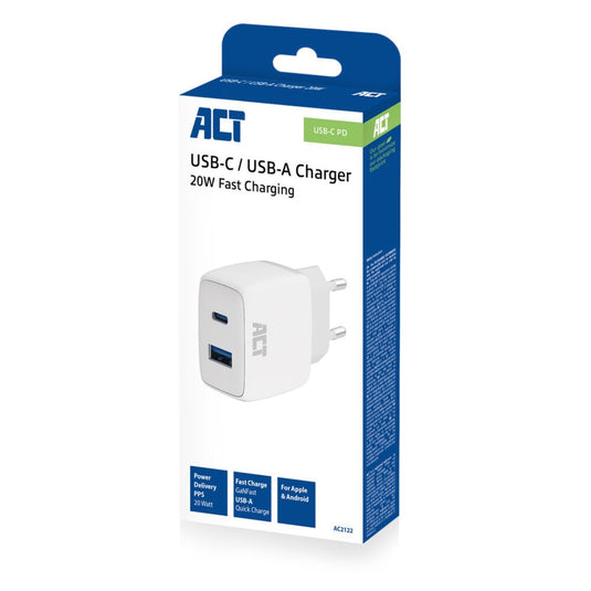 Act usb-oplader ac2122 wit