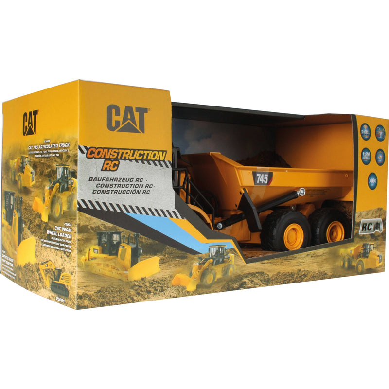 Afbeelding laden in galerijviewer, Carrera 1:24 rc cat 745 kiepwagen
