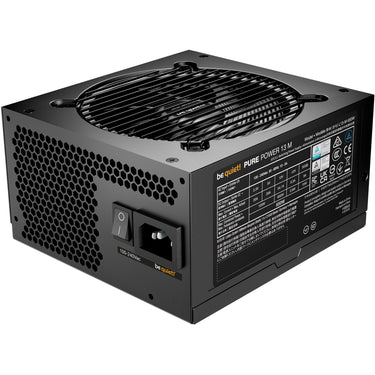 Be quiet! pure power 13 m modulaire 650 watt voeding (zwart, 1x 12v-2x6, 2x pcie)