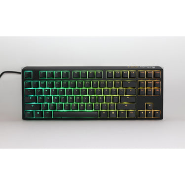 Ducky one 3 classic tkl rgb mechanisch toetsenbord (zwart, us lay-out (qwerty), cherry mx silent red, 80% (tkl), rgb leds, double-shot pbt, hot-swappable, quack mechanics)