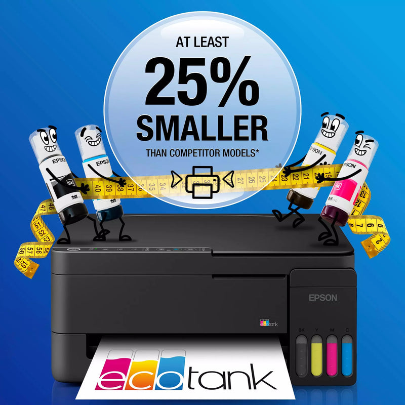 Afbeelding laden in galerijviewer, Epson ecotank et-2912 all-in-one inkjetprinter (zwart, scannen, kopiëren, wi-fi, inclusief tot 3 jaar inkt, c11cl62406)
