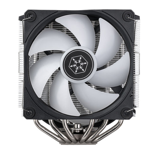 Silverstone sst-hyd140-argb cpu-koeler (4-pins pwm fan-connector, 4-1 pin argb (5v led))