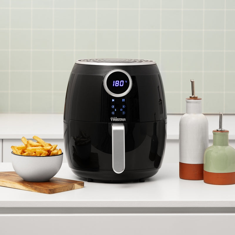 Afbeelding laden in galerijviewer, Tristar fr-6956 digitale crispy fryer heteluchtfriteuse (zwart, 4.5 liter)
