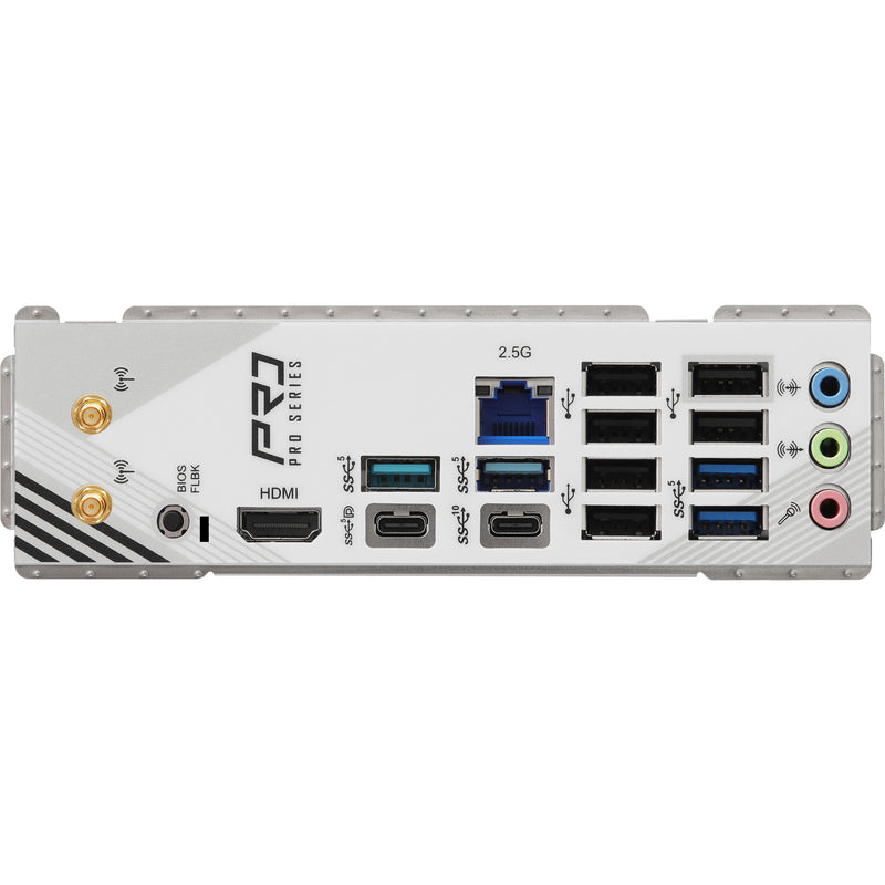 Afbeelding laden in galerijviewer, Asrock b850 pro rs wifi socket am5 moederbord (raid, 2,5gb-lan, wlan, bt, sound, atx)
