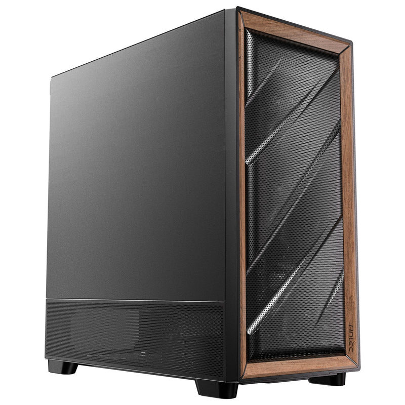 Afbeelding laden in galerijviewer, Antec flux se midi tower behuizing (zwart | 2x usb-a | 1x usb-c)
