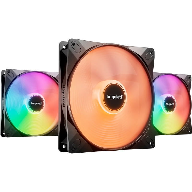 Afbeelding laden in galerijviewer, Be quiet! light wings lx pwm high-speed rgb case fans (zwart, 3 stuks, 140 x 140 x 25 mm)
