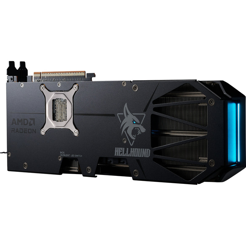Afbeelding laden in galerijviewer, Powercolor radeon rx 9070 gre hellhound 12gb gddr6 grafische kaart (zwart, rdna4, 3x displayport, 1x hdmi 2.1)
