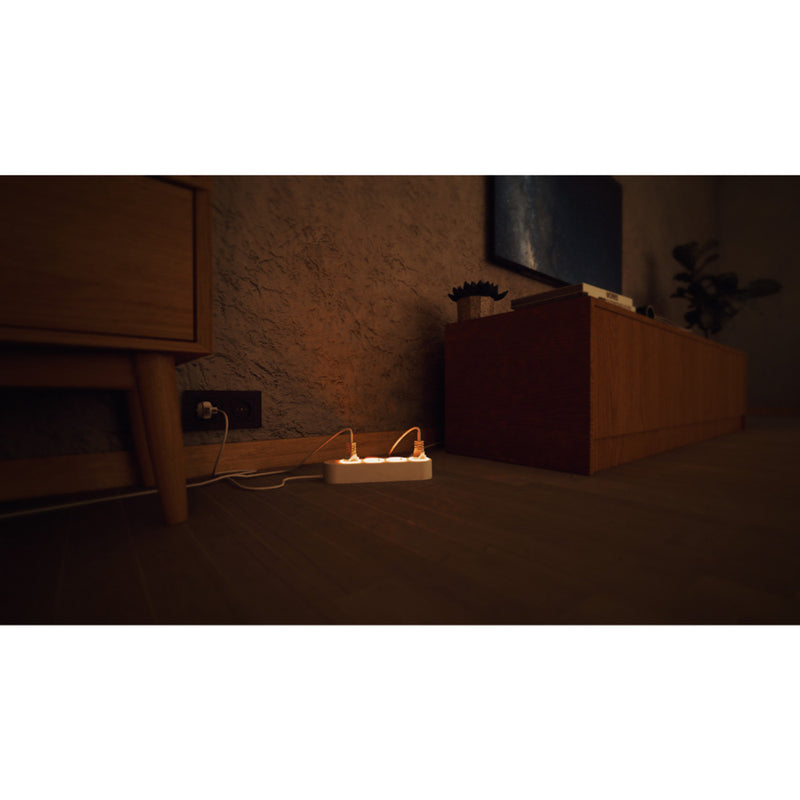 Afbeelding laden in galerijviewer, Shelly power strip gen4 stekkerdoos (wit, wifi, bluetooth, zigbee)
